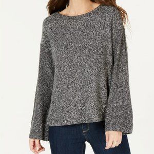 Brand New! Women's Style & Co Grey Long Sleeve knit Sweater‎ Relaxed Fit Small